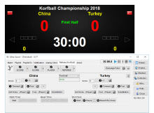 Korfball Scoring Software