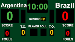 Layout Template for Basketball