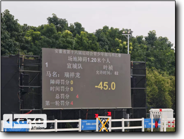 the 16th Anhui Provincial Games Youth Equestrian Competition