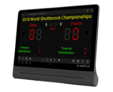 shuttlecock Referee Tablet