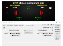 Squash Scoring Software
