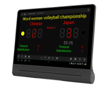 Volleyball Referee Tablet